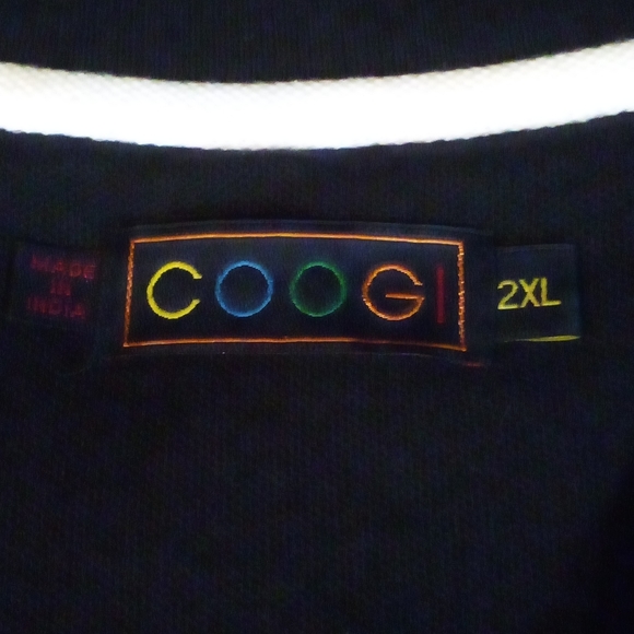 COOGI Heritage Designer Shirtsleeve Polo Shirt Men's 2XL Black - Picture 13 of 15